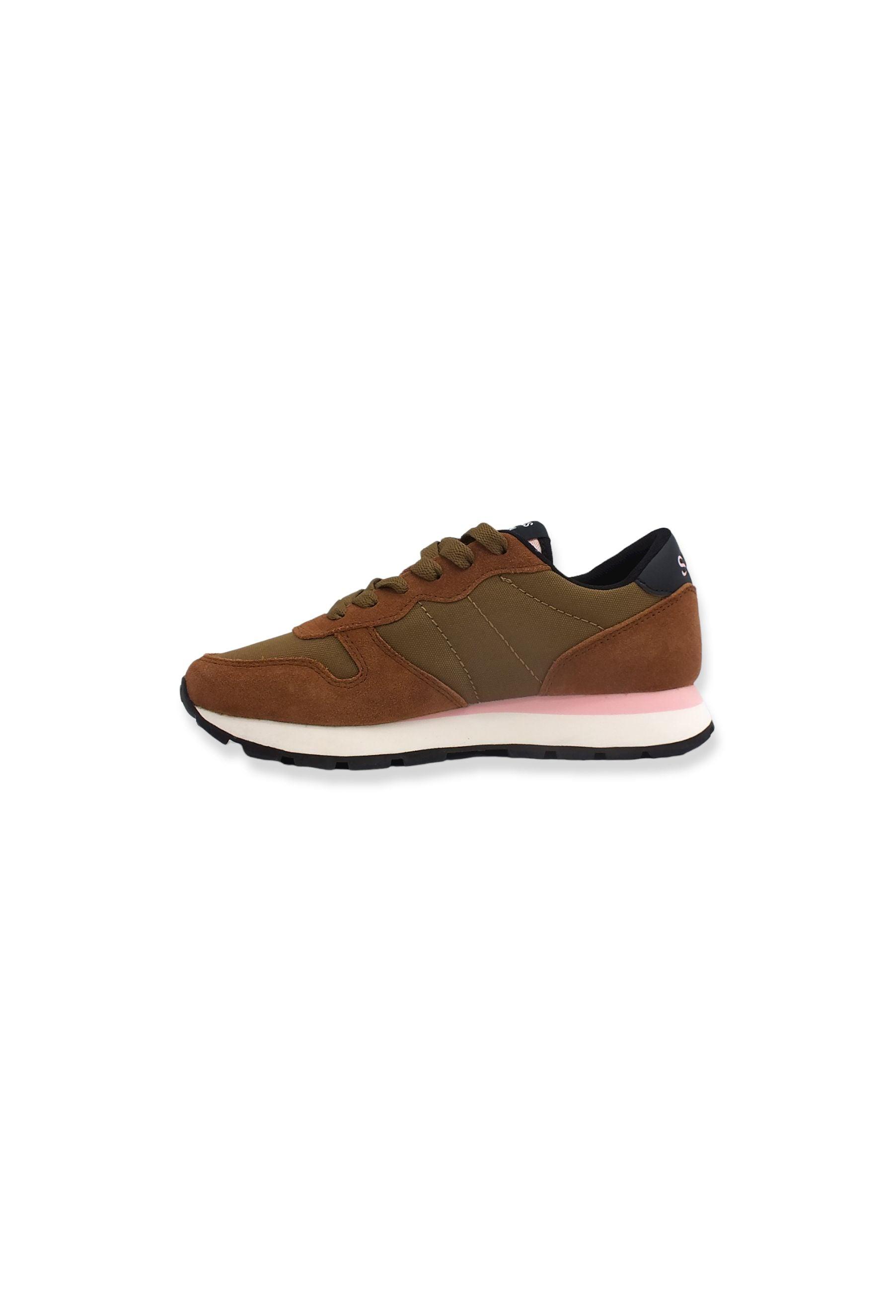 SUN68 Ally Nylon Solid Sneaker Donna Marrone Volpe Z42201 - Sandrini Calzature e Abbigliamento