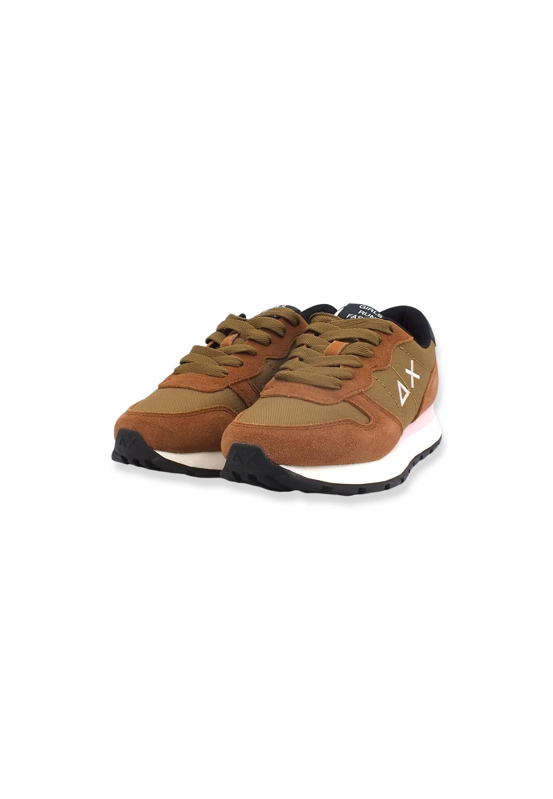 SUN68 Ally Nylon Solid Sneaker Donna Marrone Volpe Z42201 - Sandrini Calzature e Abbigliamento