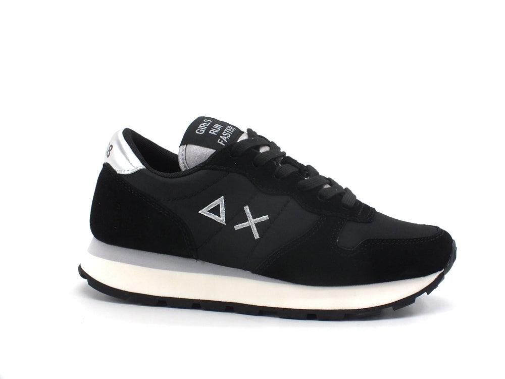 SUN68 Ally Satin Sneaker Running Retro Nero Z41202 - Sandrini Calzature e Abbigliamento