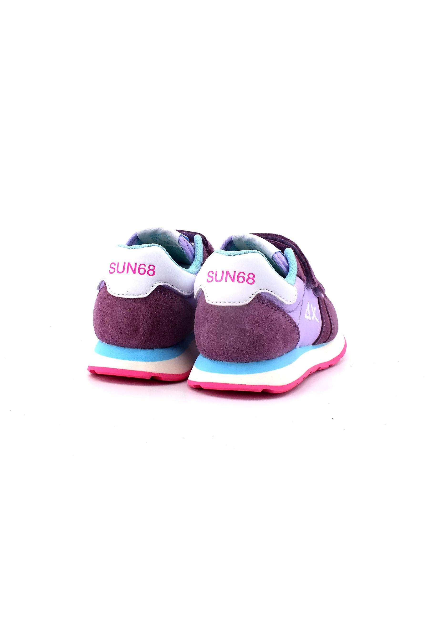 SUN68 Ally Solid Nylon Sneaker Bambino Lilla Z33401B - Sandrini Calzature e Abbigliamento