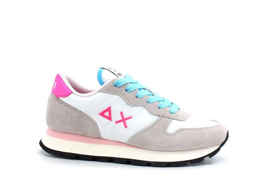 SUN68 Ally Solid Nylon Sneaker Bianco Multicolor Z32201 - Sandrini Calzature e Abbigliamento