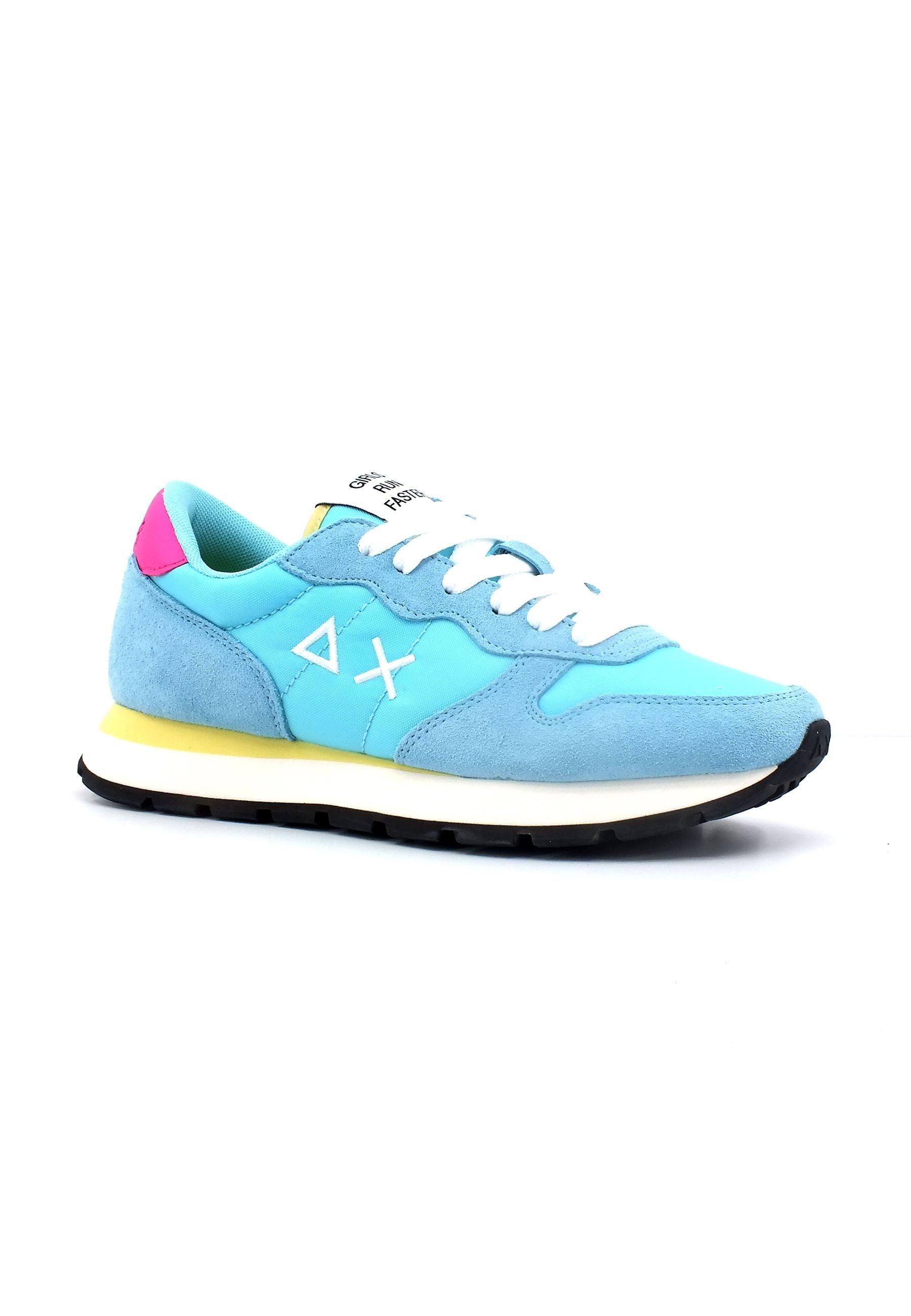 SUN68 Ally Solid Nylon Sneaker Donna Azzurro Z33201 - Sandrini Calzature e Abbigliamento