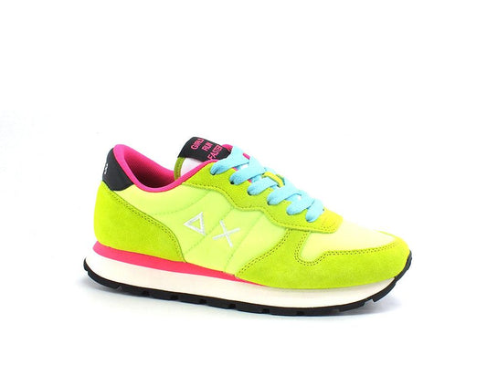 SUN68 Ally Solid Nylon Sneaker Giallo Fluo Z32201 - Sandrini Calzature e Abbigliamento