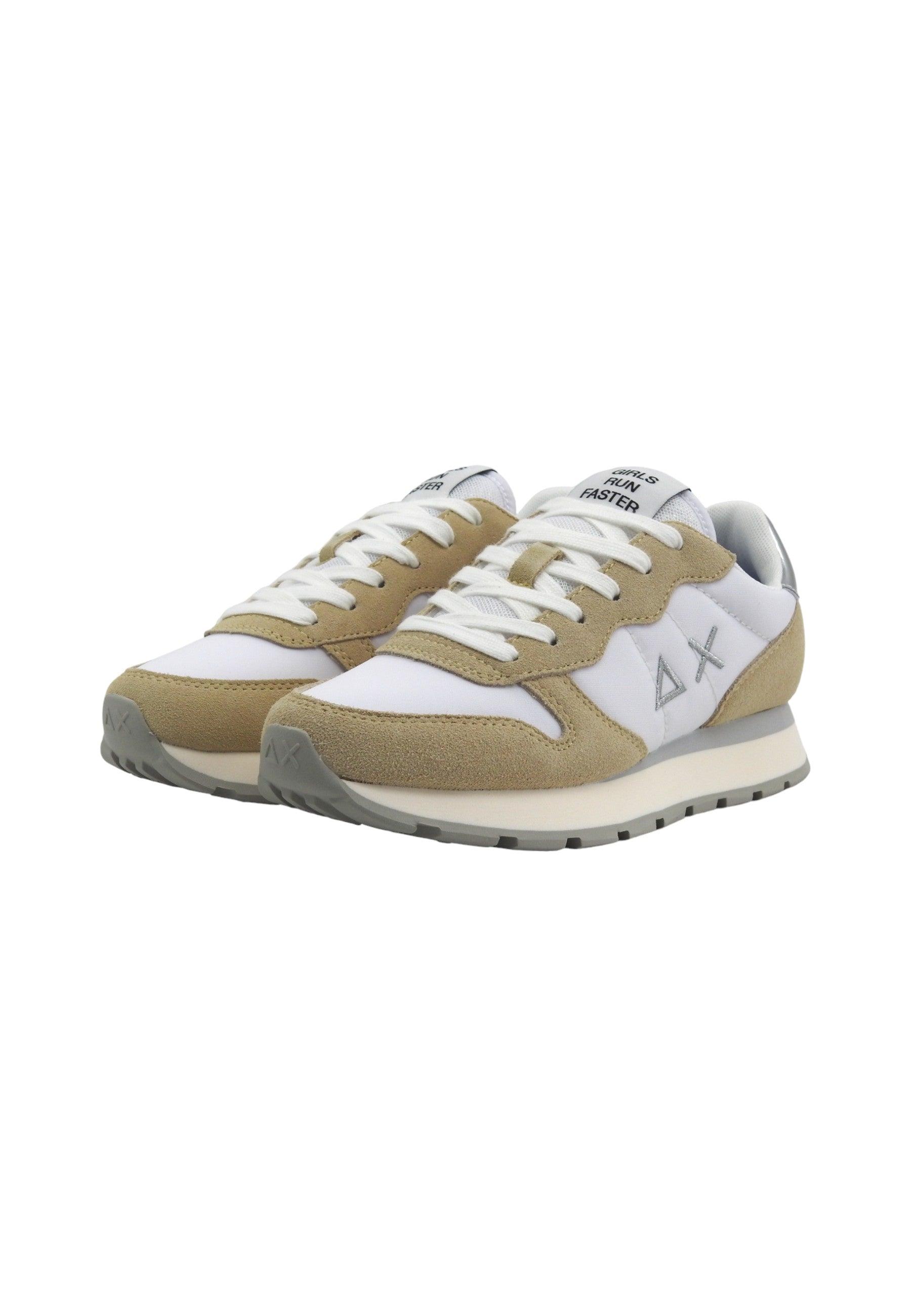 SUN68 Ally Solid Sneaker Donna Bianco Panna Z34202 - Sandrini Calzature e Abbigliamento