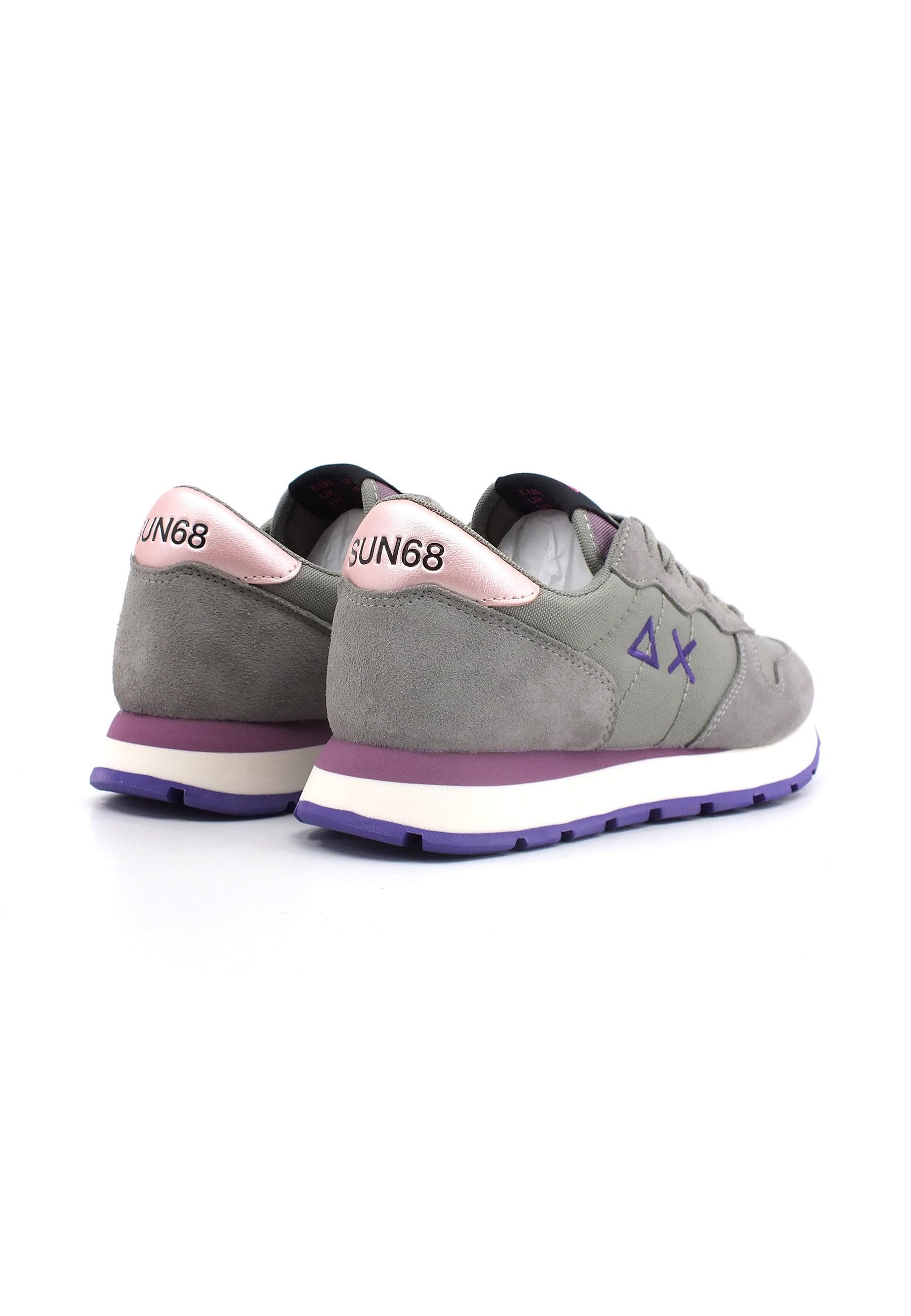 SUN68 Ally Solid Sneaker Donna Grigio Medio Z43201 - Sandrini Calzature e Abbigliamento
