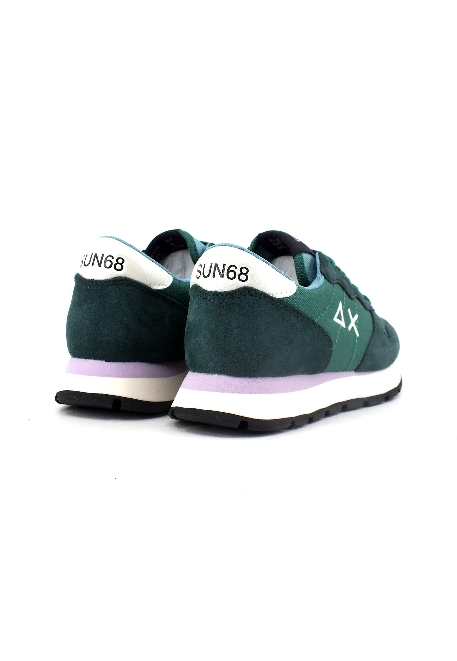 SUN68 Ally Solid Sneaker Donna Verde Scuro Z43201 - Sandrini Calzature e Abbigliamento