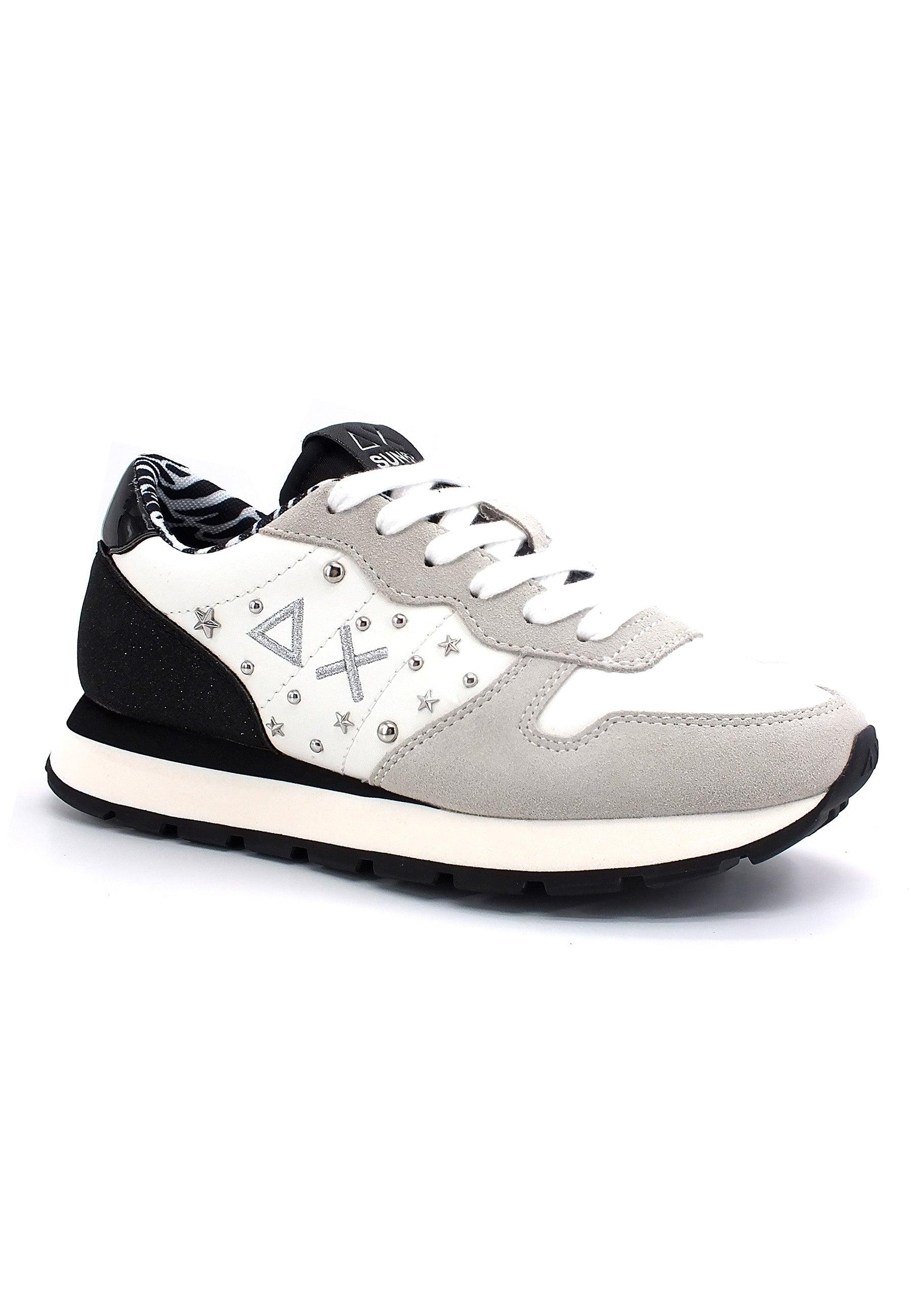 SUN68 Ally Studs Sneaker Donna Bianco Z42206 - Sandrini Calzature e Abbigliamento