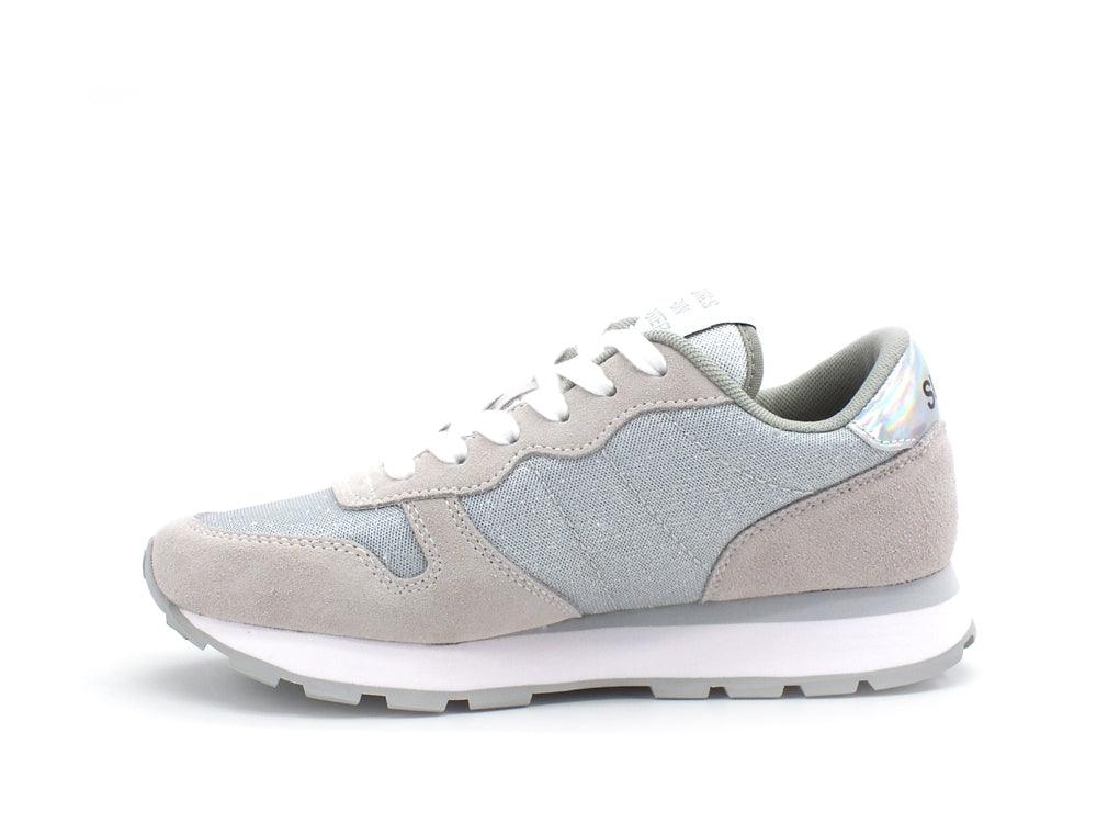 SUN68 Ally Thin Glitter Sneaker Running Bianco Z31204 - Sandrini Calzature e Abbigliamento