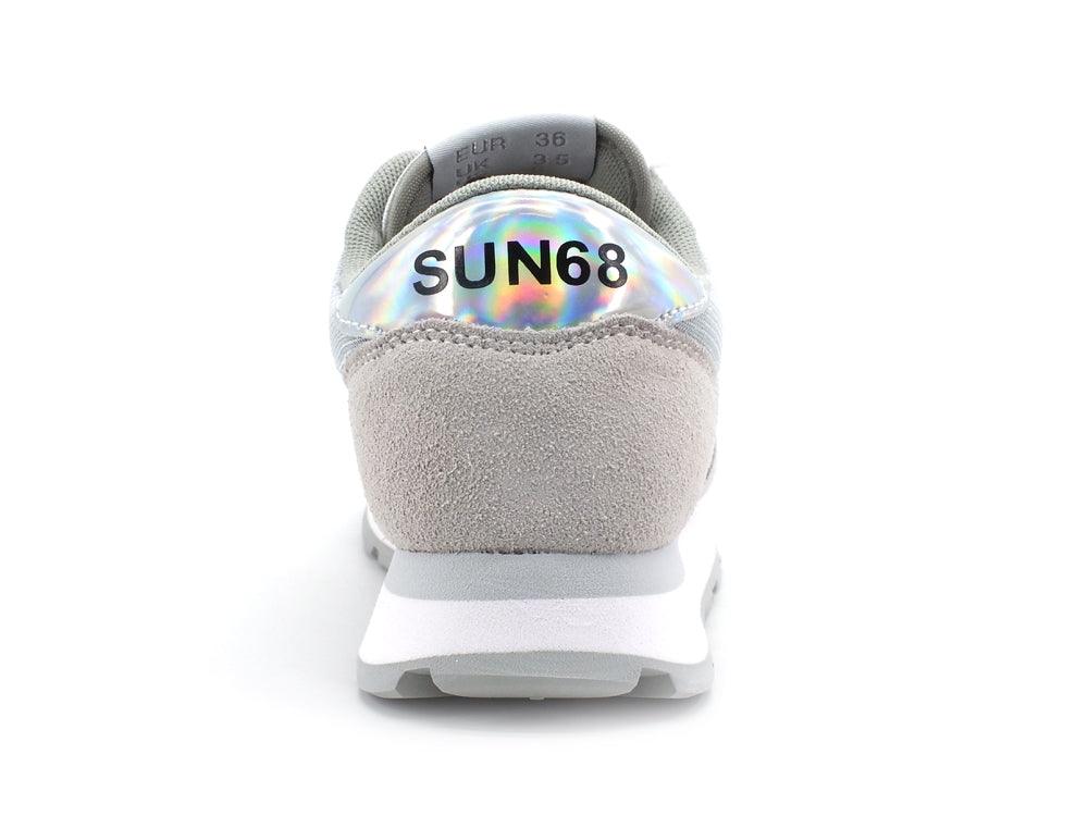 SUN68 Ally Thin Glitter Sneaker Running Bianco Z31204 - Sandrini Calzature e Abbigliamento