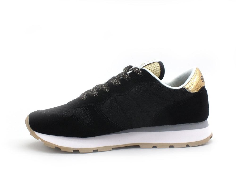 SUN68 Ally Thin Glitter Sneaker Running Glitter Nero Z31204 - Sandrini Calzature e Abbigliamento