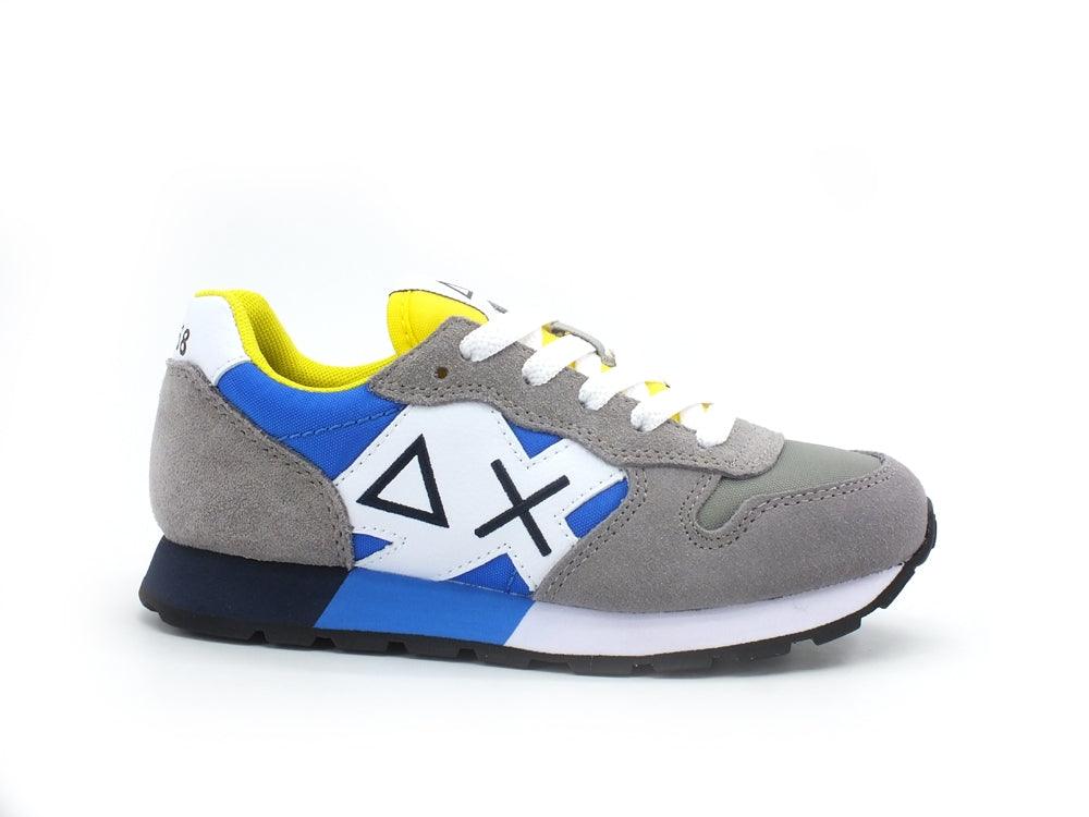 SUN68 Boy's Jaki Bicolor Sneaker Running Bambino Grigio Z31311 - Sandrini Calzature e Abbigliamento