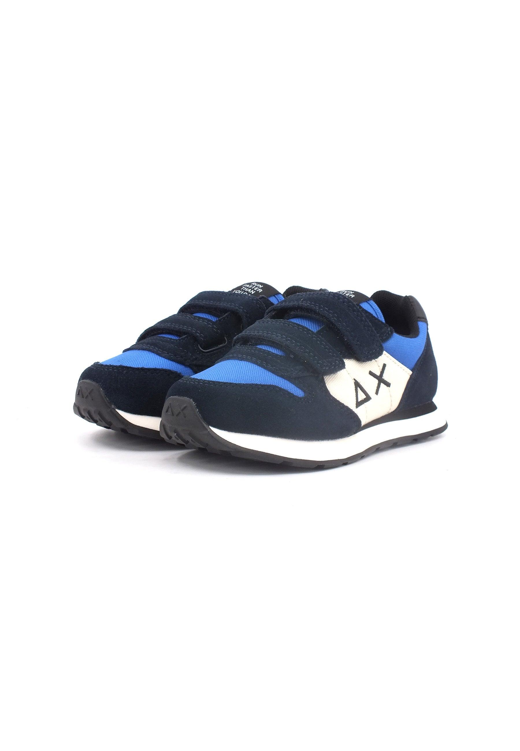 SUN68 Boy's Tom Color Sneaker Bimbo Navy Blue Z43307B - Sandrini Calzature e Abbigliamento