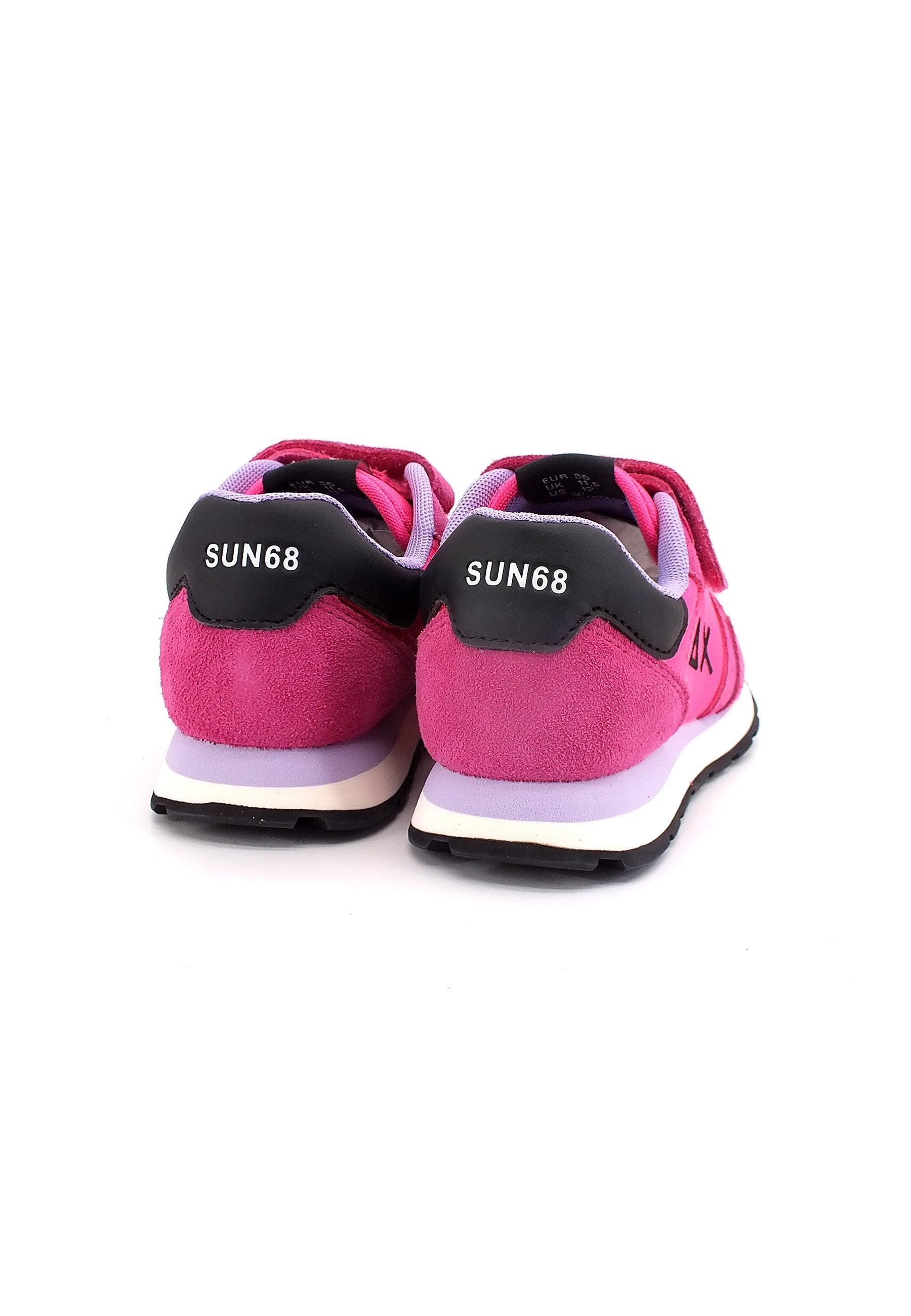 SUN68 Girl's Ally Solid Sneaker Bimbo Rosa Fuxia Z42401K - Sandrini Calzature e Abbigliamento