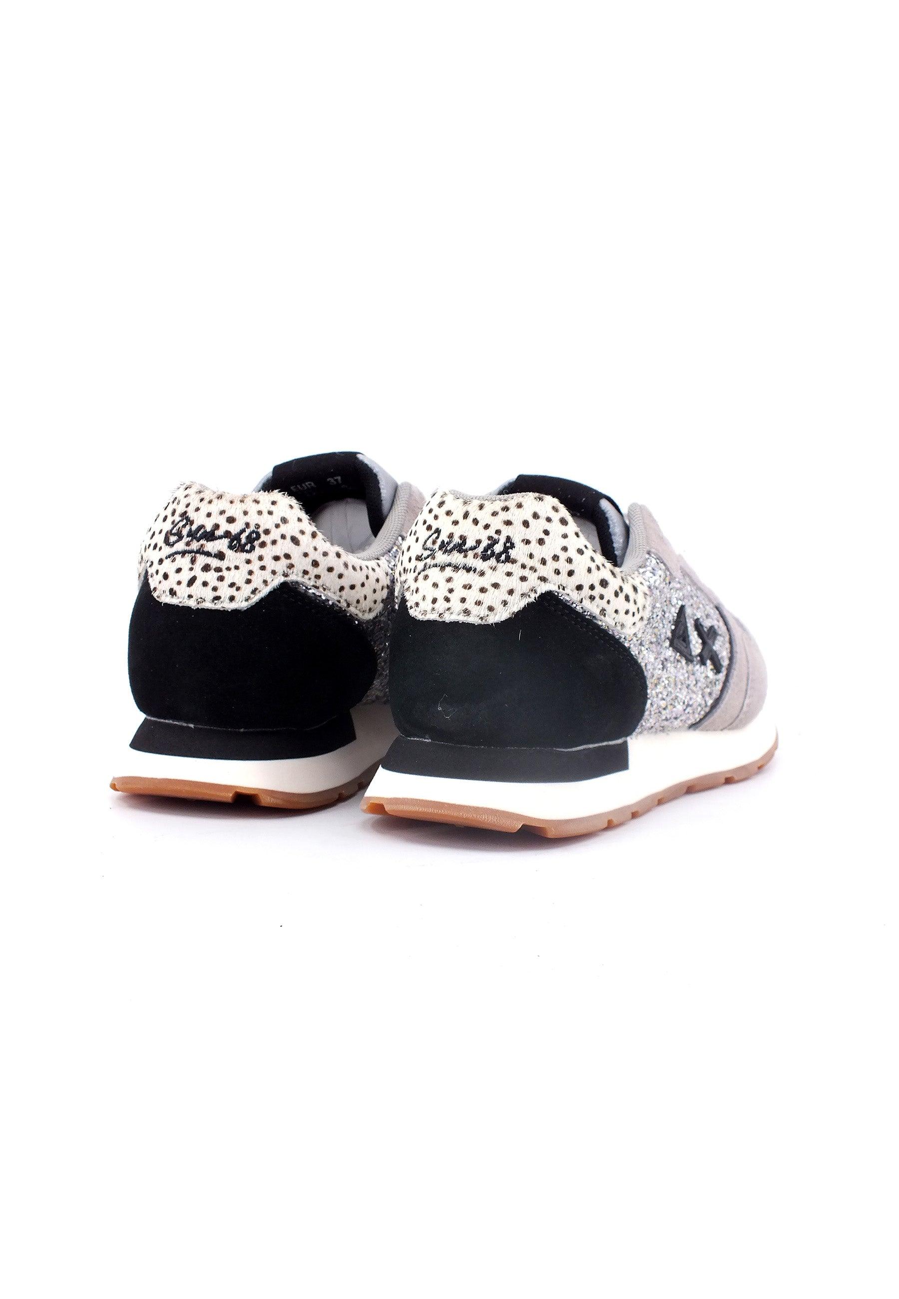SUN68 Girl's Kelly Big Glitter Sneaker Bimbo Argento Z43417T - Sandrini Calzature e Abbigliamento