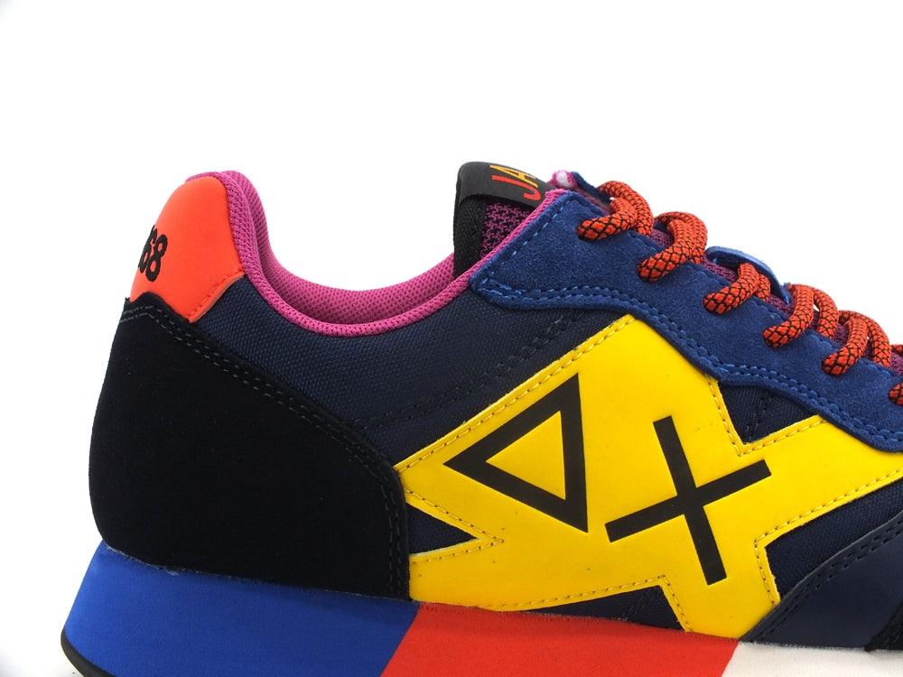 SUN68 Jaki Party Time Sneaker Running Navy Blue Z41113 - Sandrini Calzature e Abbigliamento