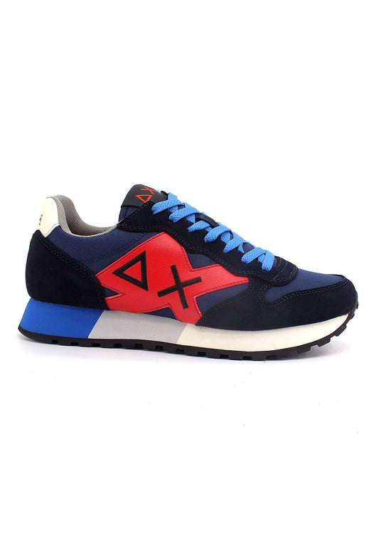 SUN68 Jaki Solid Sneaker Uomo Navy Blue Z42113 - Sandrini Calzature e Abbigliamento