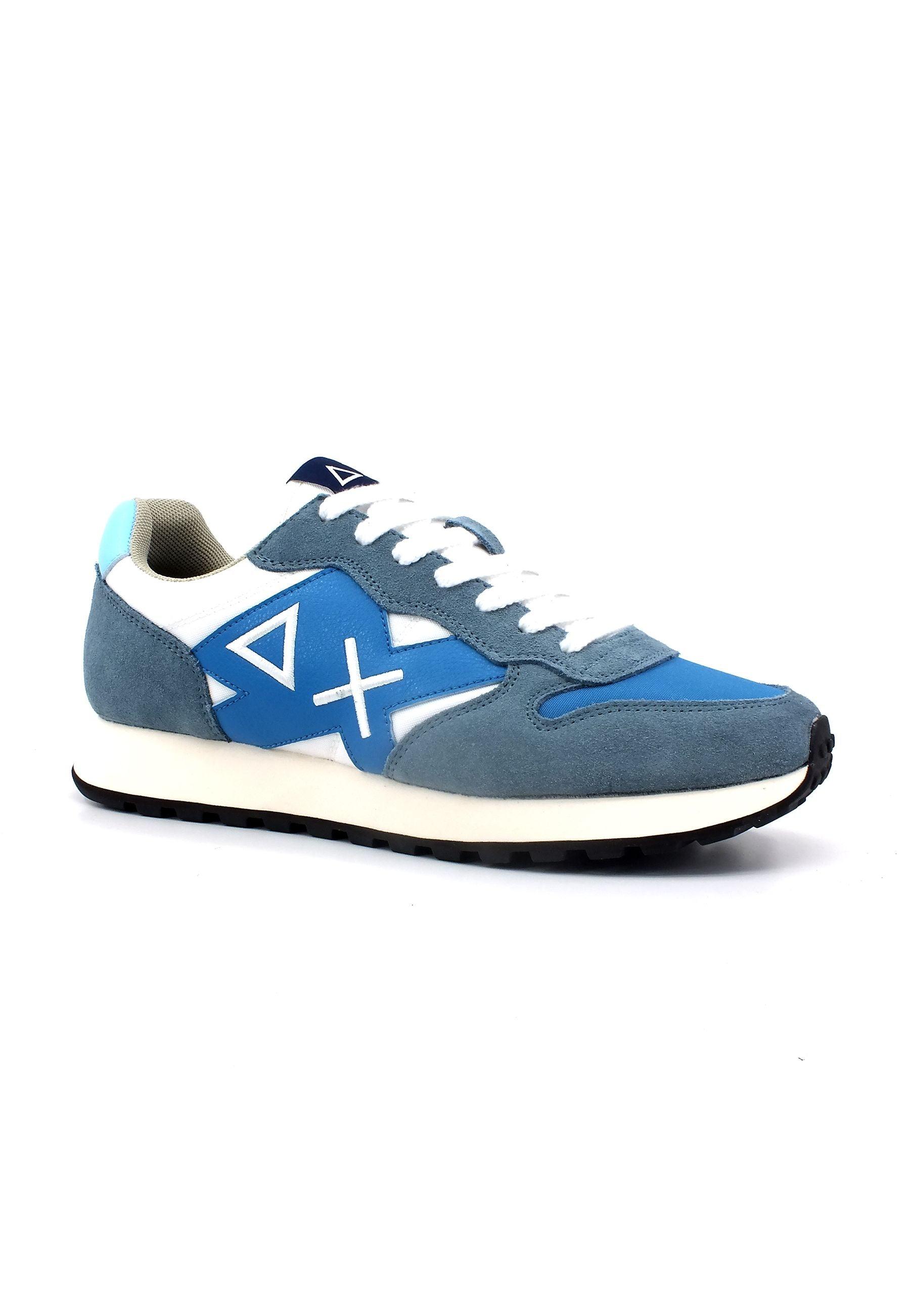 SUN68 Jaki Summer Time Sneaker Uomo Avio Bianco Z33115 - Sandrini Calzature e Abbigliamento