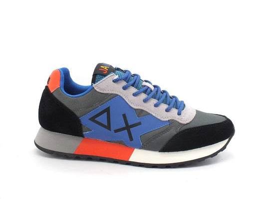 SUN68 Jaky Party Time Sneaker Suede Dark Grey Z41113 - Sandrini Calzature e Abbigliamento