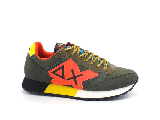 SUN68 Jaky Party Time Sneaker Suede Dark Military Z41113 - Sandrini Calzature e Abbigliamento