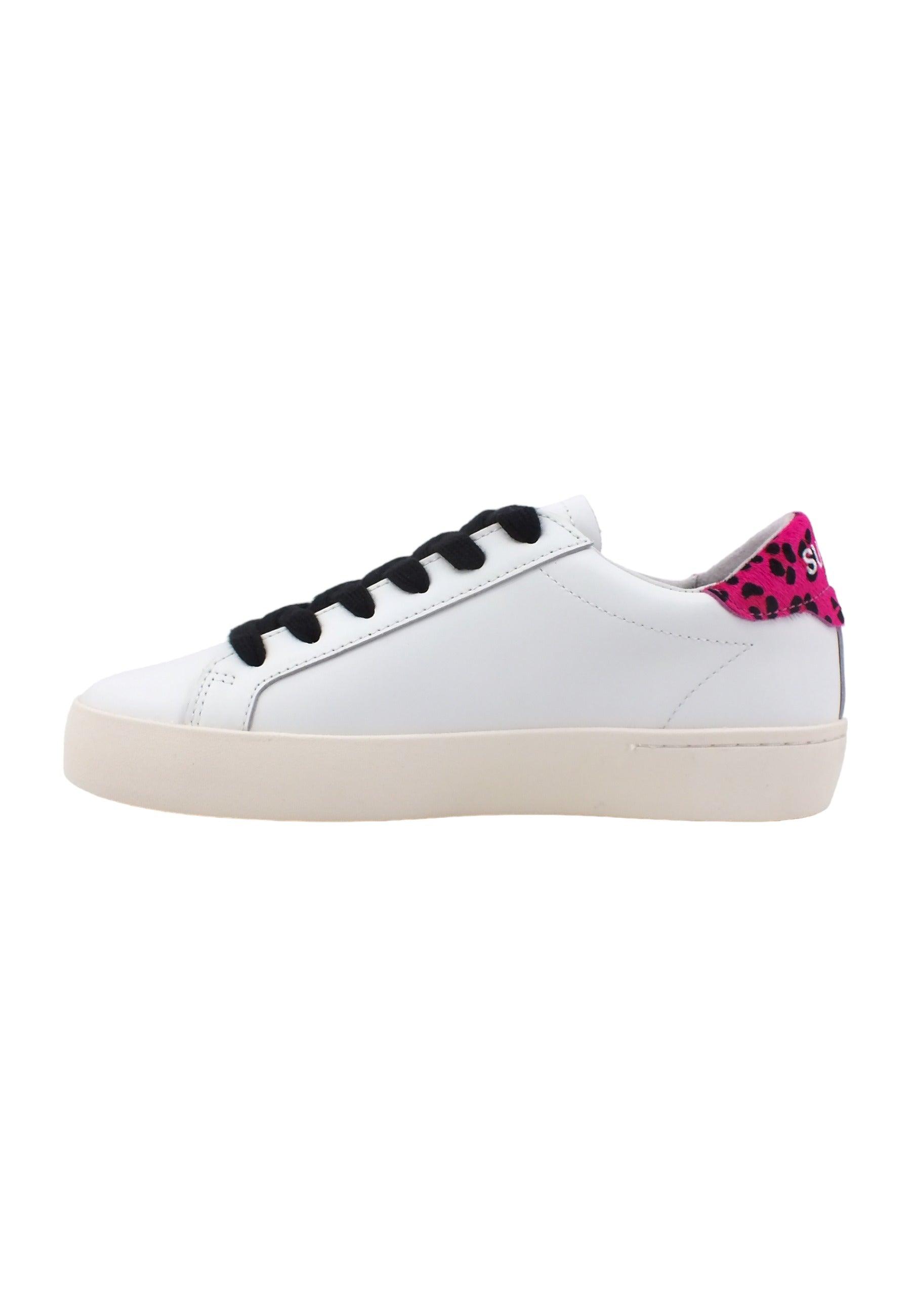 SUN68 Katy Leather Sneaker Donna Bianco Oro Z43221 - Sandrini Calzature e Abbigliamento