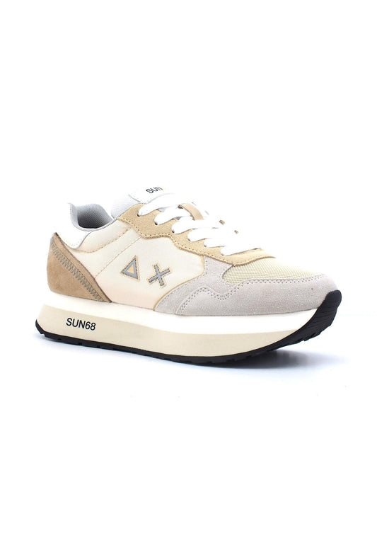 SUN68 Kelly Multicolor Sneaker Donna Bianco Panna Z43219 - Sandrini Calzature e Abbigliamento