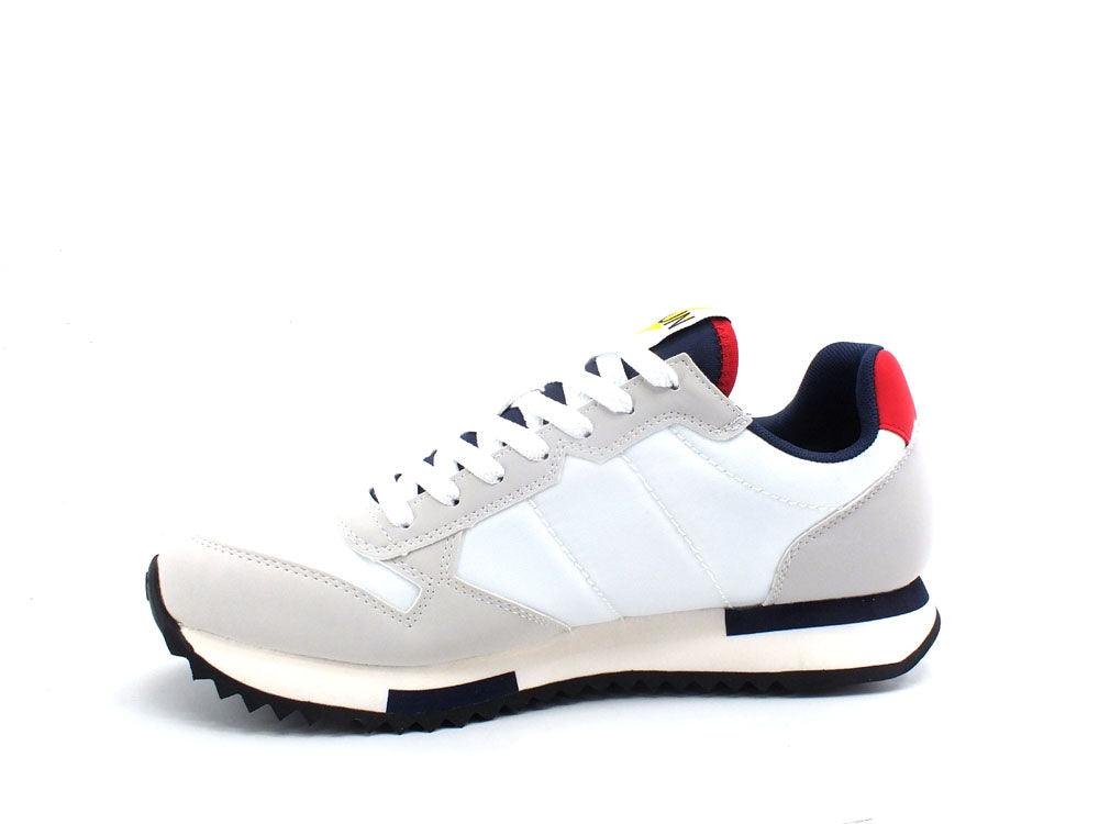 SUN68 Niki Solid Sneaker Bianco Rosso Z32118 - Sandrini Calzature e Abbigliamento