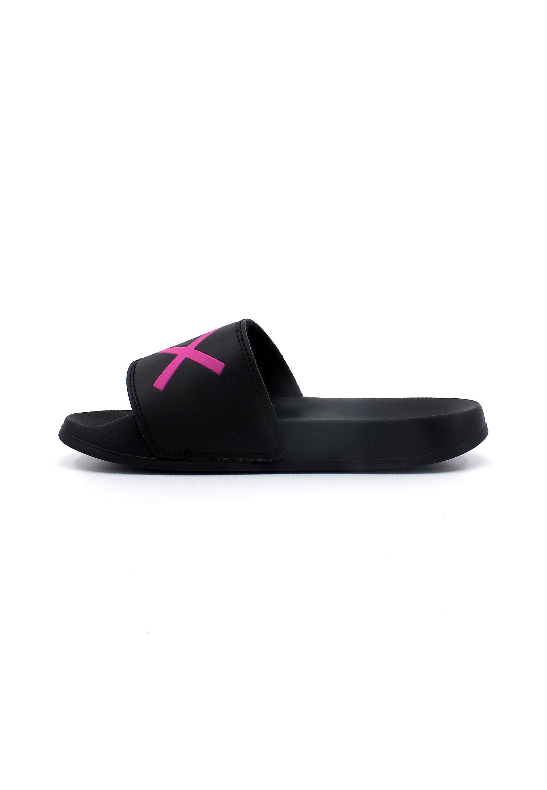 SUN68 Slipper Logo Ciabatta Donna Nero X33228 - Sandrini Calzature e Abbigliamento