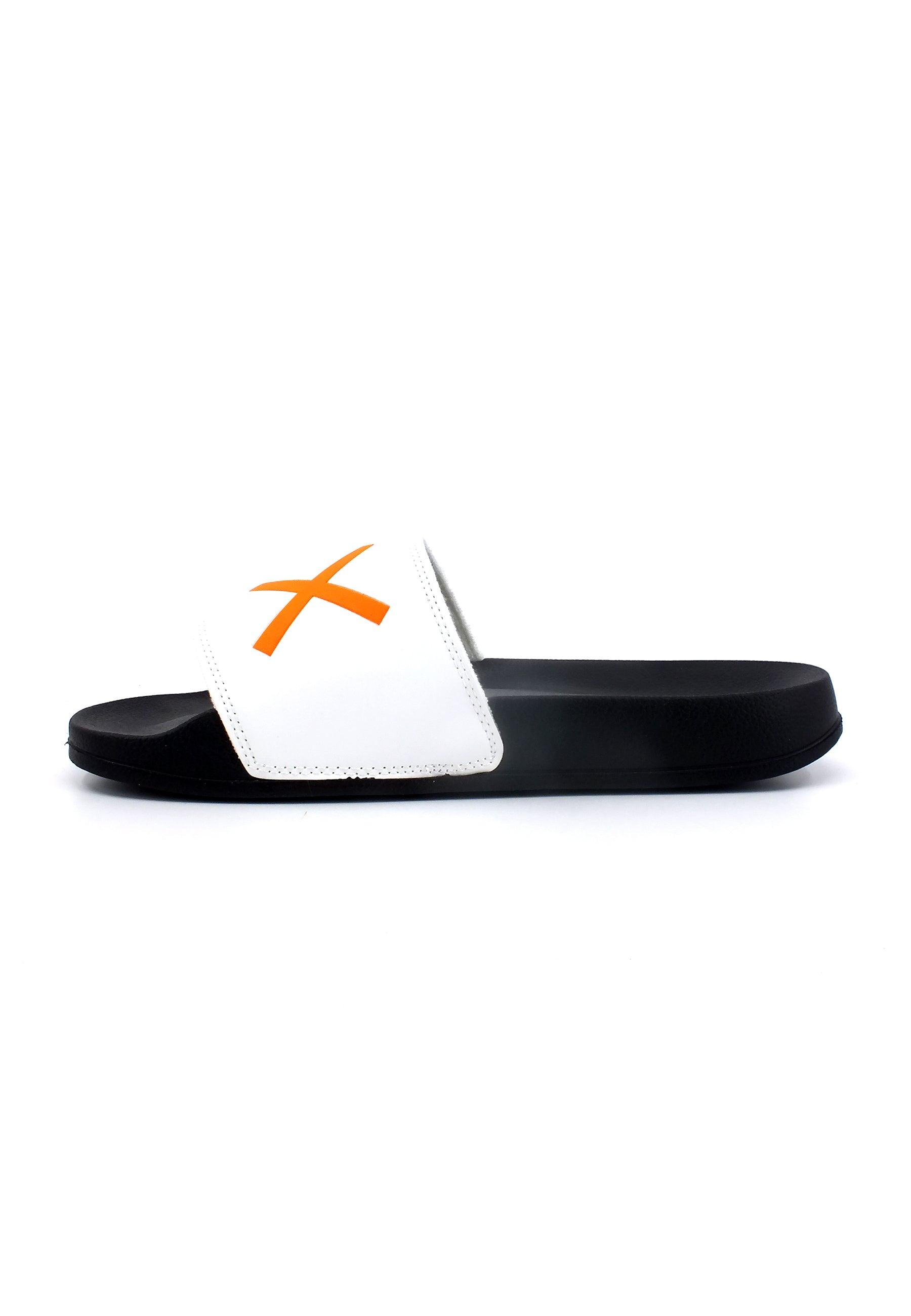 SUN68 Slipper Logo Ciabatta Uomo Bianco X33151 - Sandrini Calzature e Abbigliamento