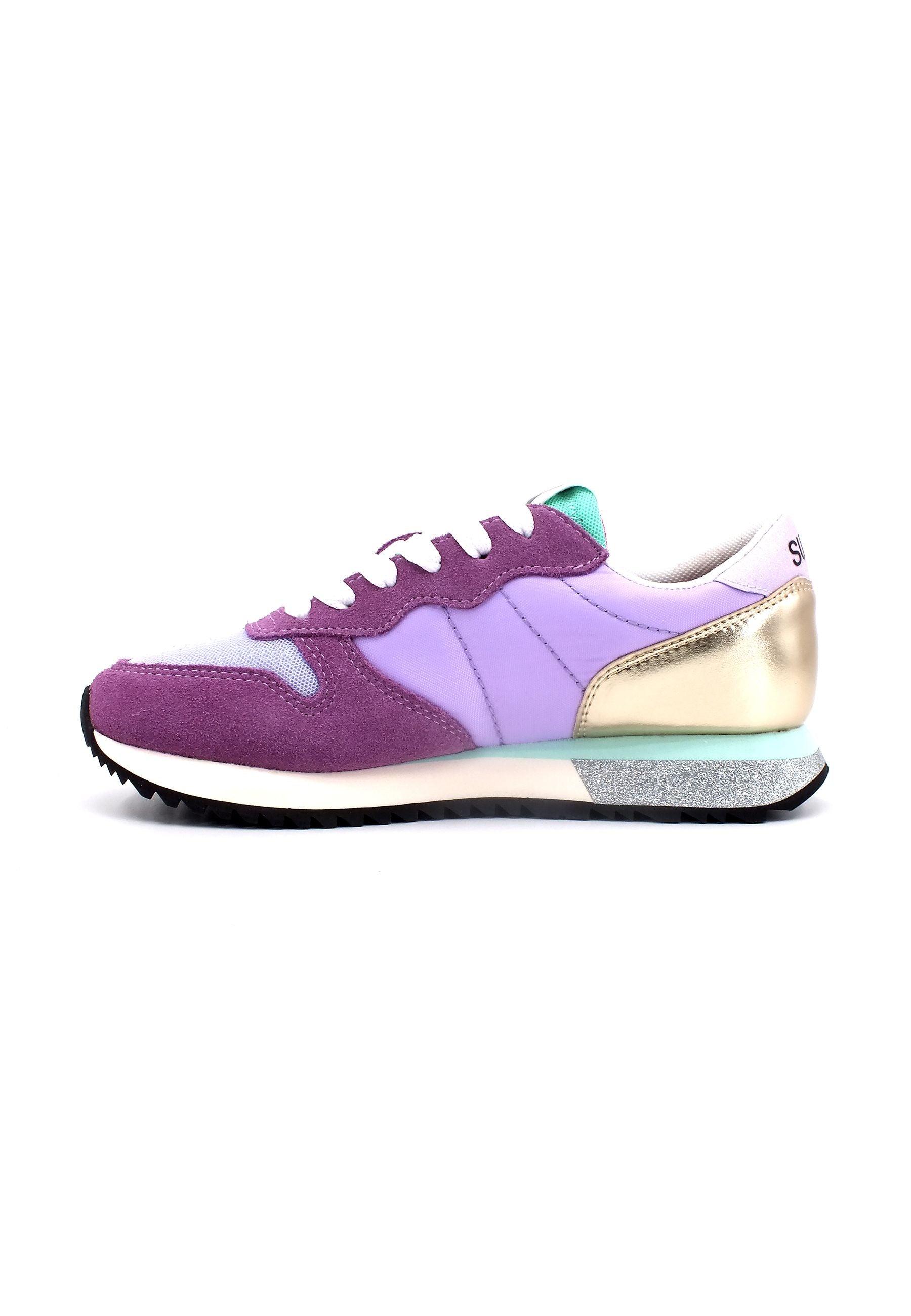 SUN68 Star Glitter Sneaker Donna Lilla Z33211 - Sandrini Calzature e Abbigliamento
