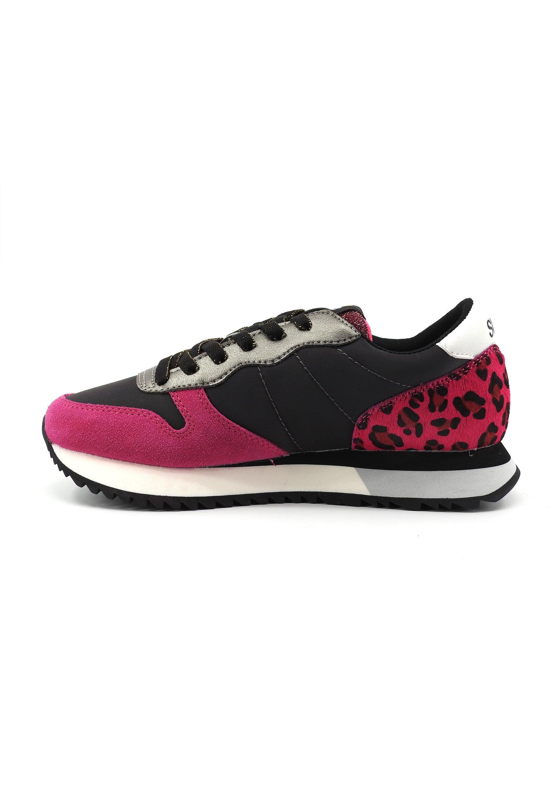 SUN68 Stargirl Animal Sneaker Donna Grigio Scuro Prugna Z43211 - Sandrini Calzature e Abbigliamento