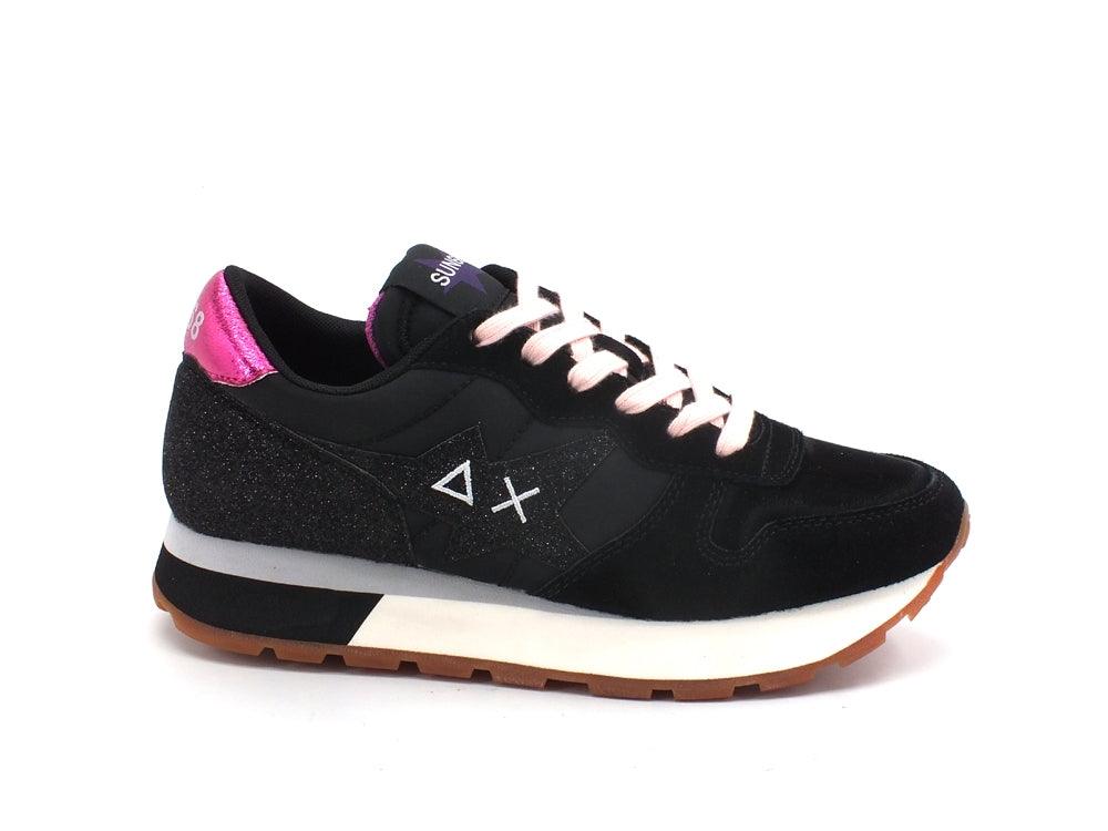 SUN68 Stargirl Glitter Running Sneaker Nero Z41207 - Sandrini Calzature e Abbigliamento