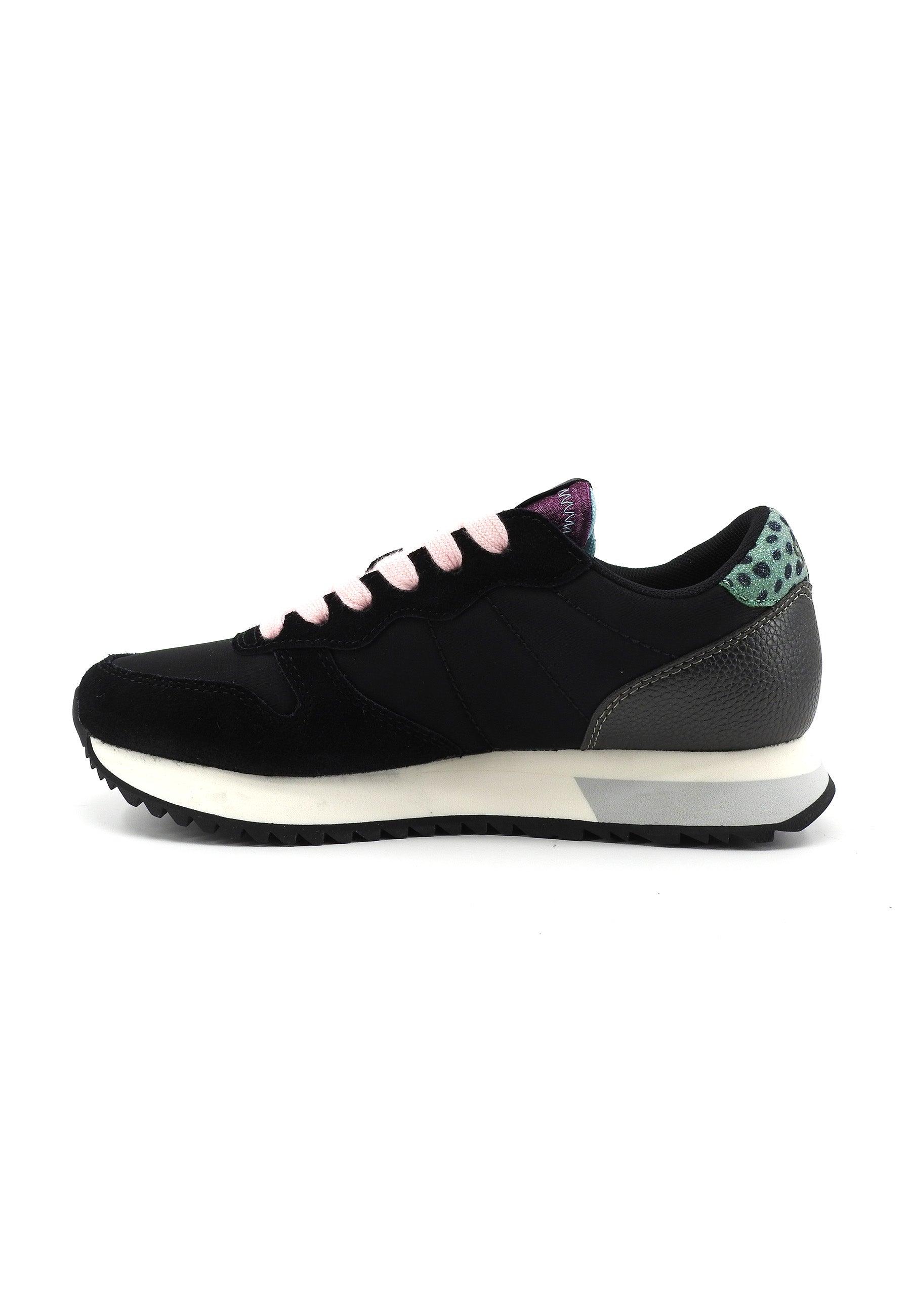 SUN68 Stargirl Glitter Sneaker Donna Nero Z43210 - Sandrini Calzature e Abbigliamento
