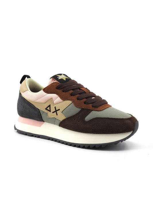 SUN68 Stargirl Sneaker Donna Grigio Medio Marrone Fantasia Z43209 - Sandrini Calzature e Abbigliamento