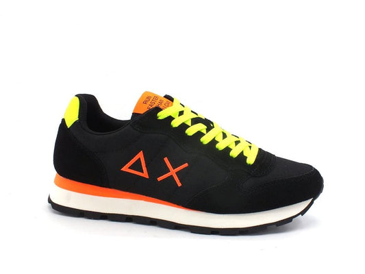 SUN68 Tom Fluo Nylon Sneaker Running Nero Z41102 - Sandrini Calzature e Abbigliamento