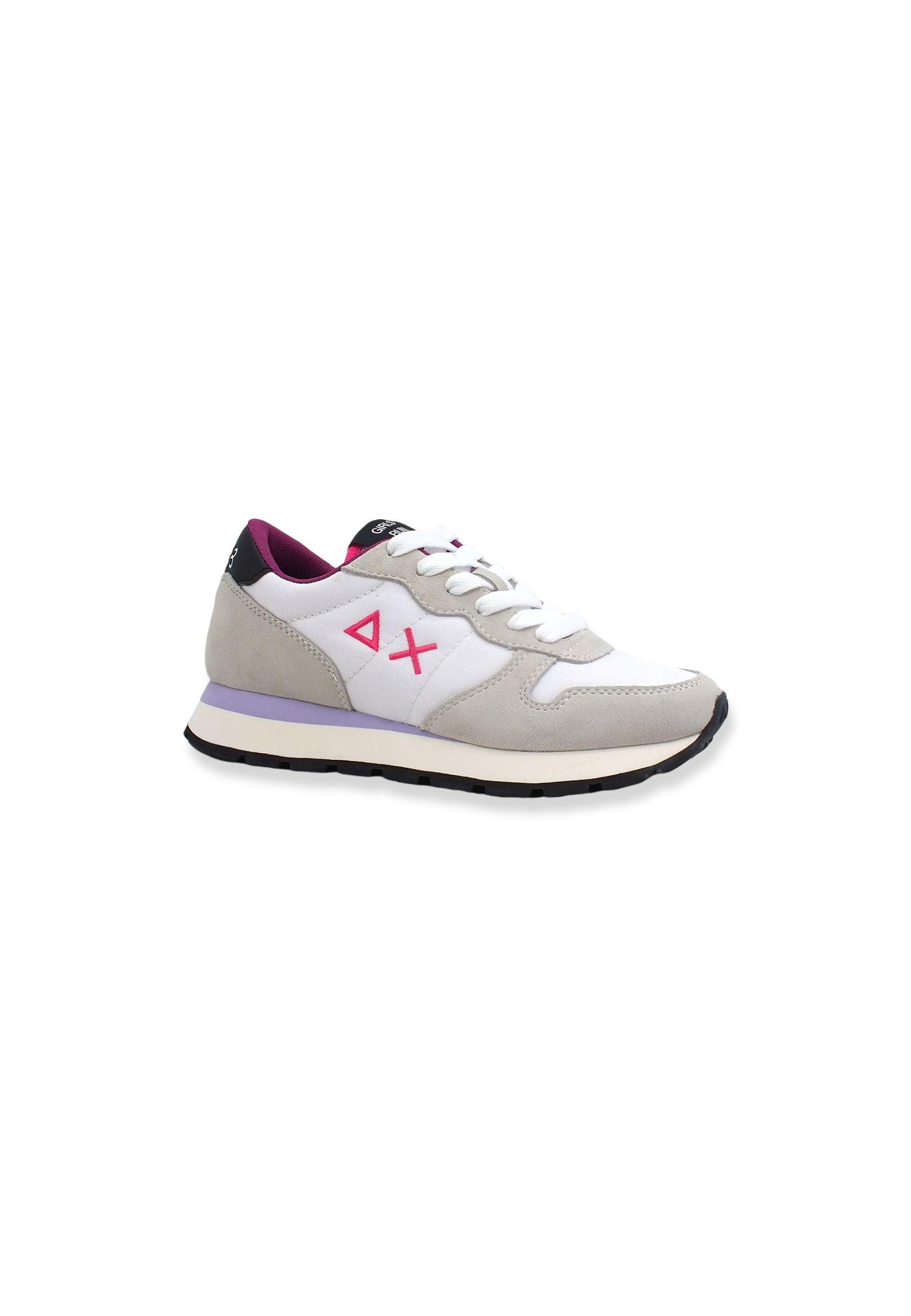 SUN68 Tom Fluo Sneaker Uomo Bianco Z42102 - Sandrini Calzature e Abbigliamento