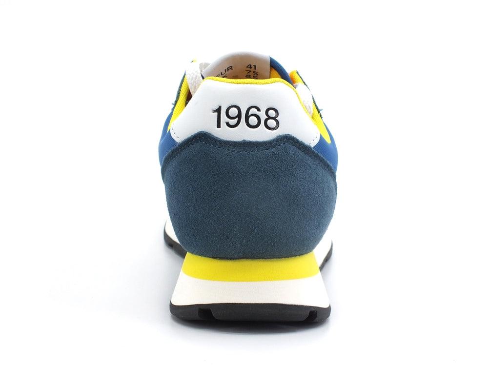 SUN68 Tom Solid Nylon Sneaker Blu Ottanio Z32101 - Sandrini Calzature e Abbigliamento