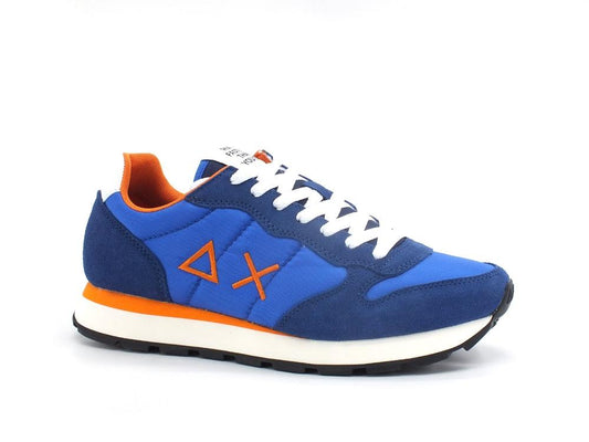SUN68 Tom Solid Nylon Sneaker Blue Royal Z32101 - Sandrini Calzature e Abbigliamento