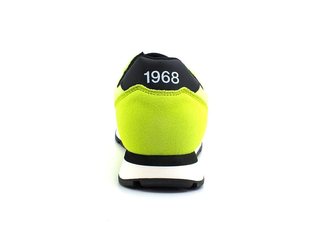 SUN68 Tom Solid Nylon Sneaker Giallo Fluo Z32101 - Sandrini Calzature e Abbigliamento