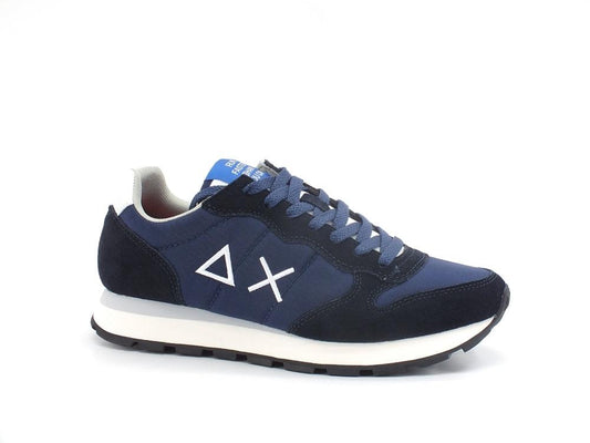 SUN68 Tom Solid Nylon Sneaker Navy Blue Z32101 - Sandrini Calzature e Abbigliamento