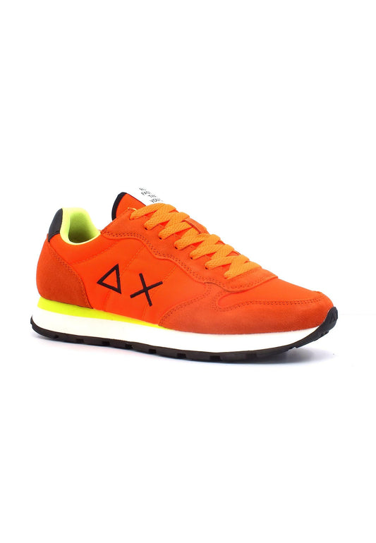 SUN68 Tom Solid Nylon Sneaker Uomo Arancio Fluo Z33101 - Sandrini Calzature e Abbigliamento