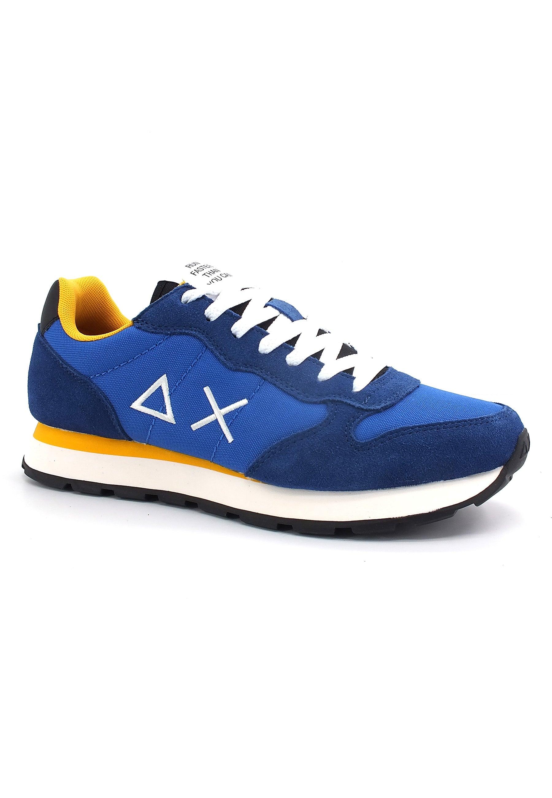 SUN68 Tom Solid Nylon Sneaker Uomo Blu Royal Z42101 - Sandrini Calzature e Abbigliamento