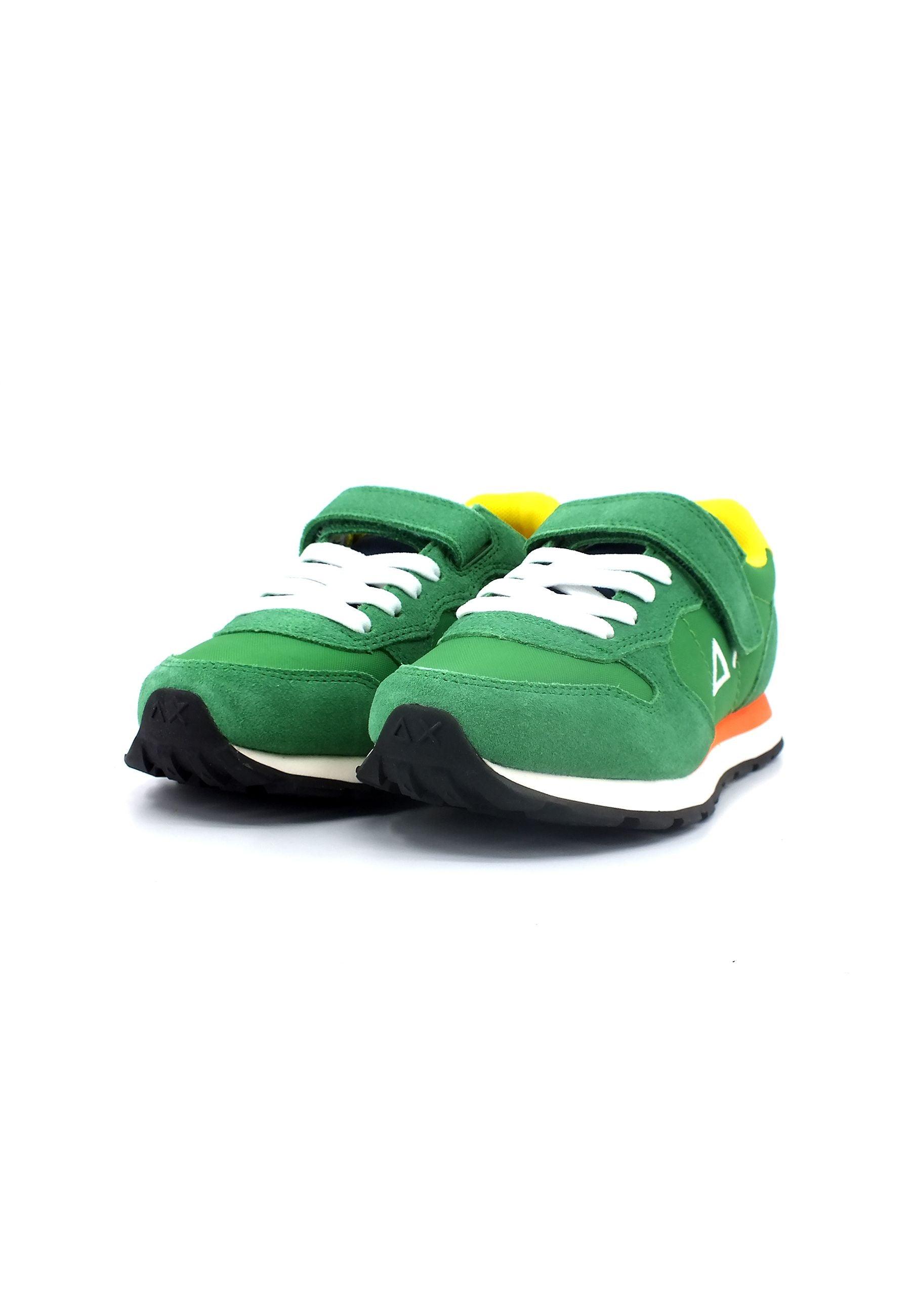 SUN68 Tom Solid Sneaker Bambino Verde Prato Z33301K - Sandrini Calzature e Abbigliamento