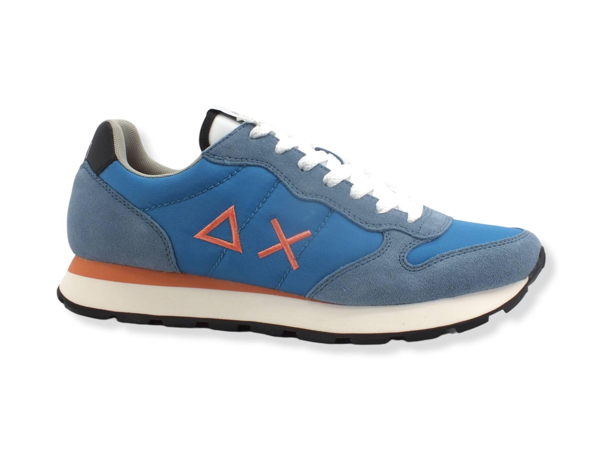 SUN68 Tom Solid Sneaker Blu Avio Z32101 - Sandrini Calzature e Abbigliamento