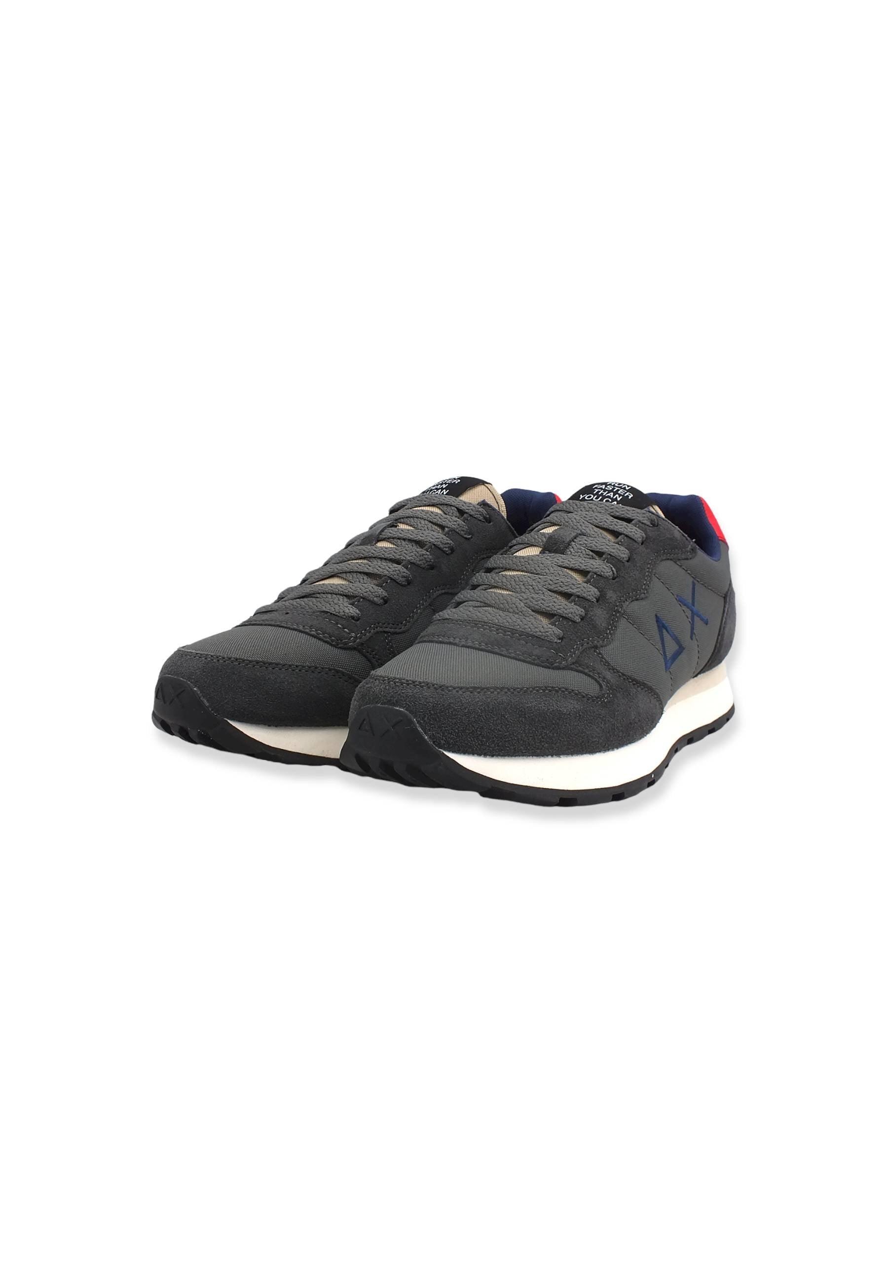 SUN68 Tom Solid Sneaker Uomo Grigio Scuro Z42101 - Sandrini Calzature e Abbigliamento