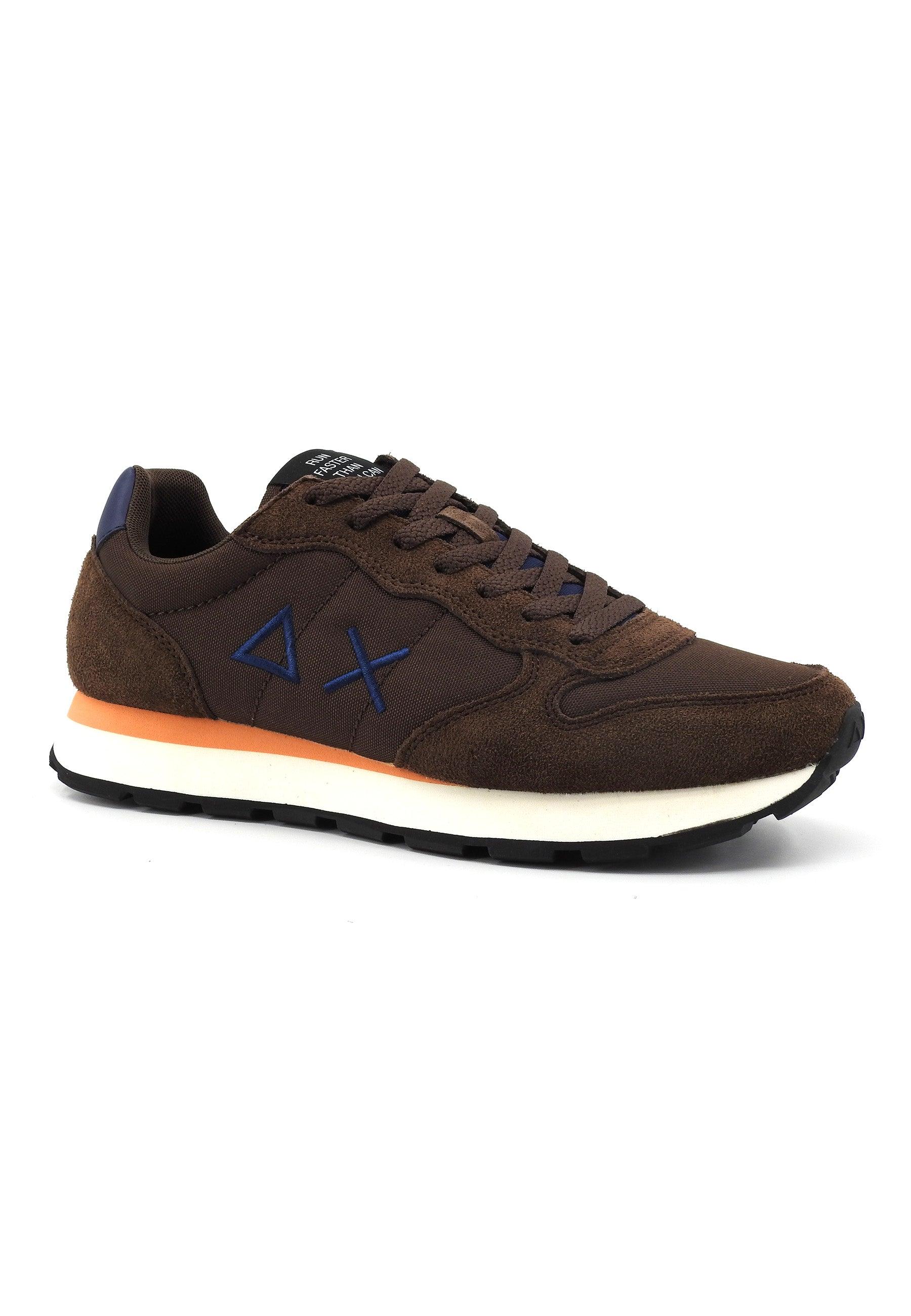 SUN68 Tom Solid Sneaker Uomo Marrone Z43101 - Sandrini Calzature e Abbigliamento