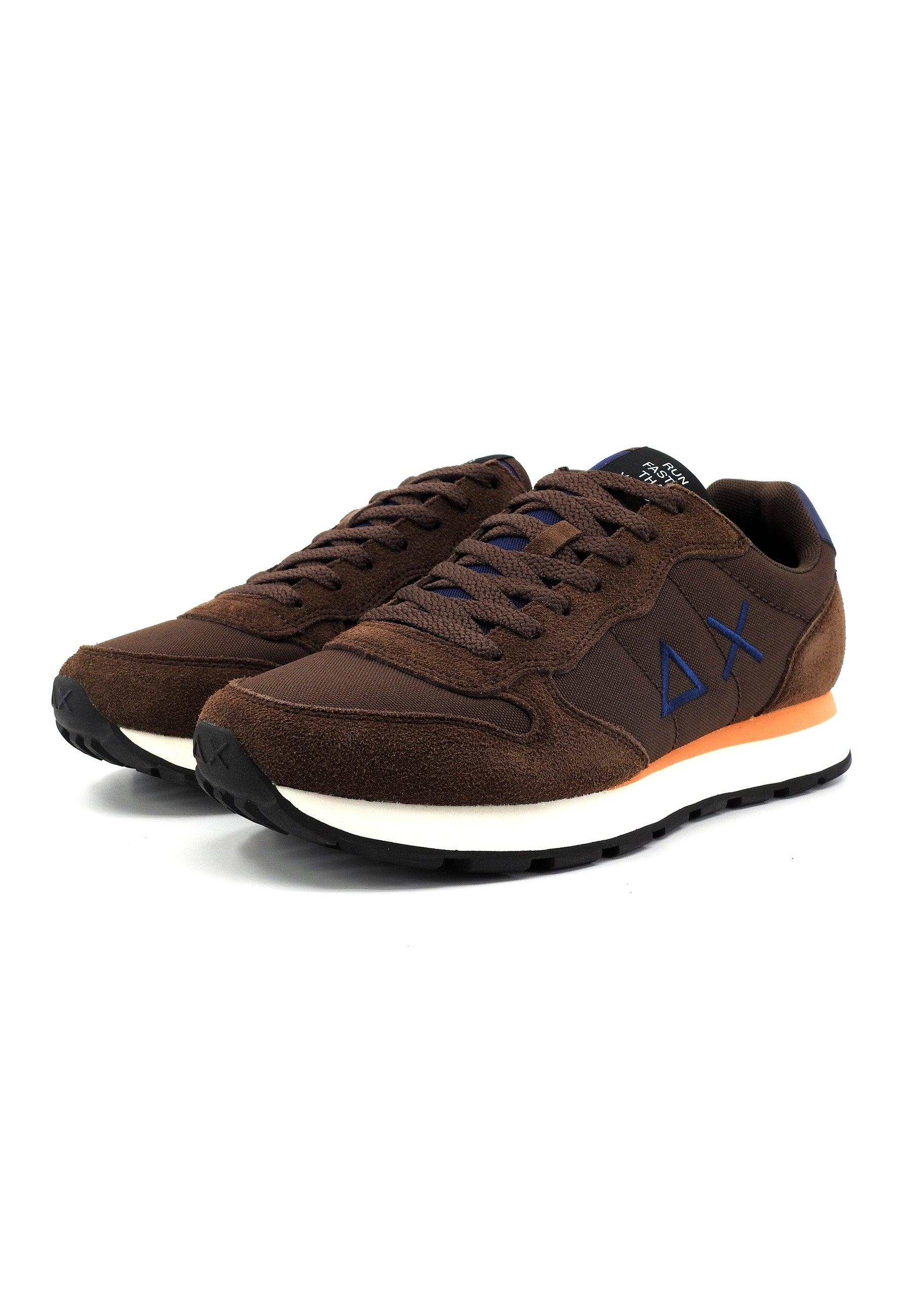 SUN68 Tom Solid Sneaker Uomo Marrone Z43101 - Sandrini Calzature e Abbigliamento