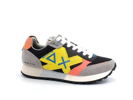 SUN68 Unkle Jaki Sneaker Running Nero Z32114 - Sandrini Calzature e Abbigliamento