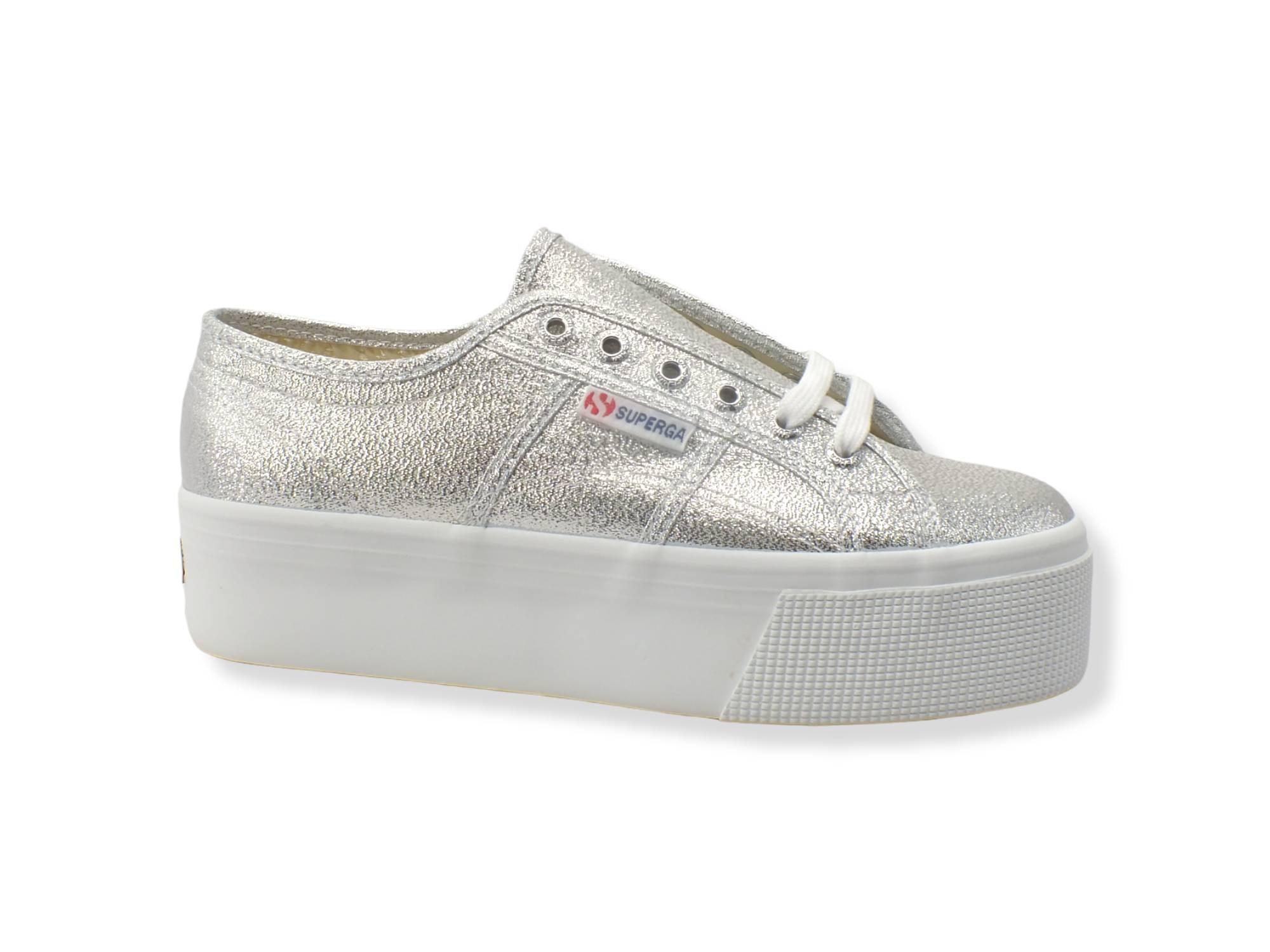 SUPERGA 2790 LAME Sneaker Grigio Grey Silver S61174W - Sandrini Calzature e Abbigliamento