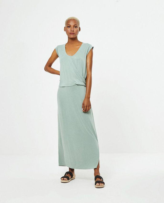 SURKANA Abito Lungo Green 520DURI712 - Sandrini Calzature e Abbigliamento