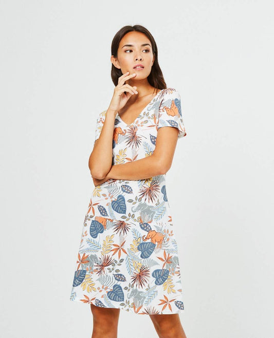 SURKANA Abito White Fantasy 520DUTO712 - Sandrini Calzature e Abbigliamento